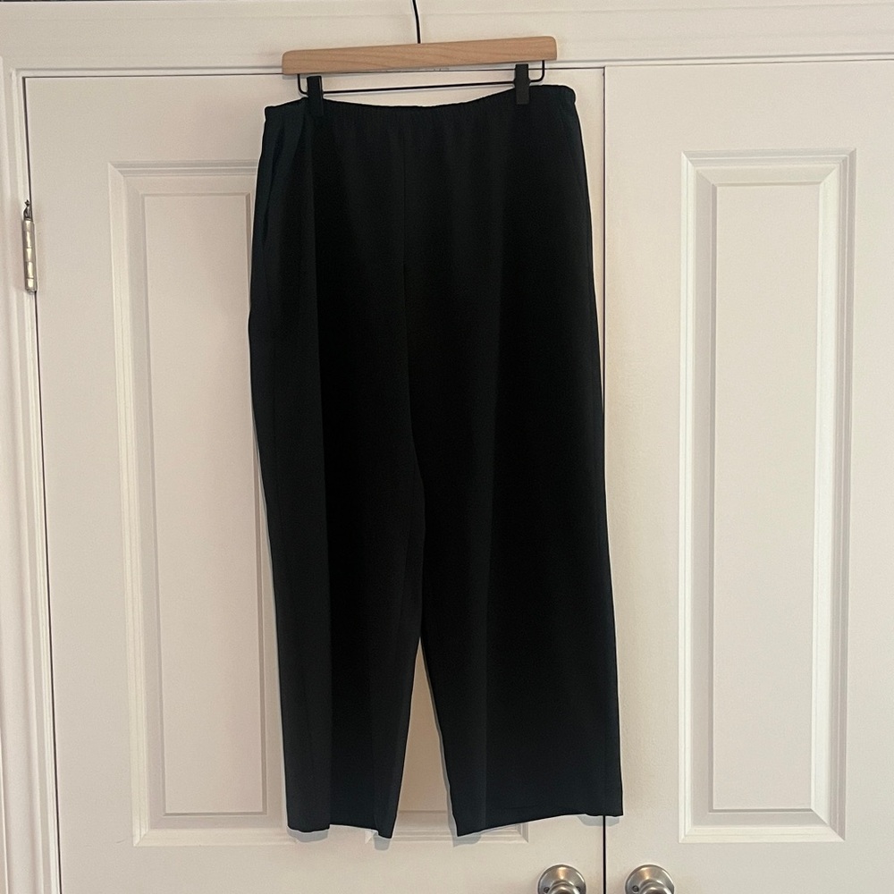 GAP easy wide leg pants in black